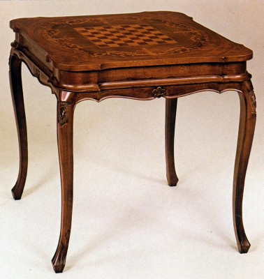 Table de jeu d'échecs table avec des études miniatures d'échecs, tables de meubles de jeux de société