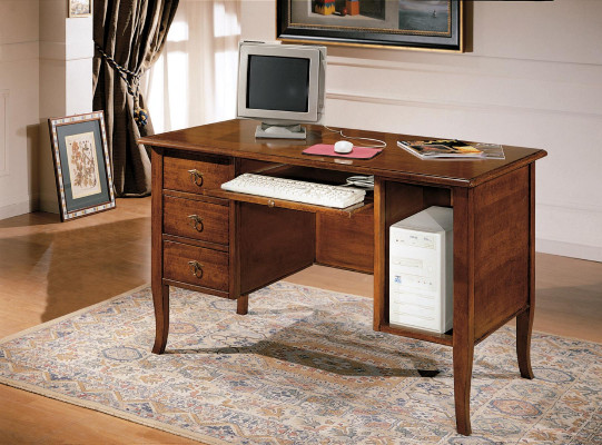 Mobilier de bureau italien Table de bureau Mobilier de bureau Bureau Tables en bois massif Nouveau