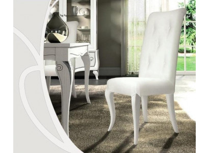 Chaise de salle à manger Chaise Salle à manger Chaises Modernes Design en Bois Blanc Siège Fauteuil