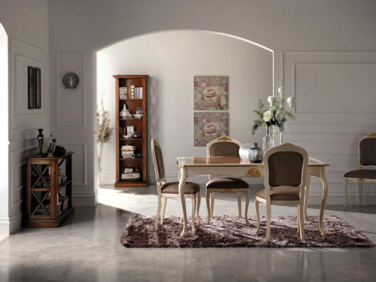 Mobilier de salon nouveau Chaises de salle à manger en bois Chaise de luxe Fauteuil brun Fauteuil
