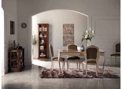 Mobilier de salon nouveau Chaises de salle à manger en bois Chaise de luxe Fauteuil brun Fauteuil