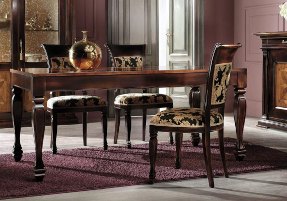 Salle à manger Chaises Chaise de luxe en bois marron Chaises Mobilier de salon neuf