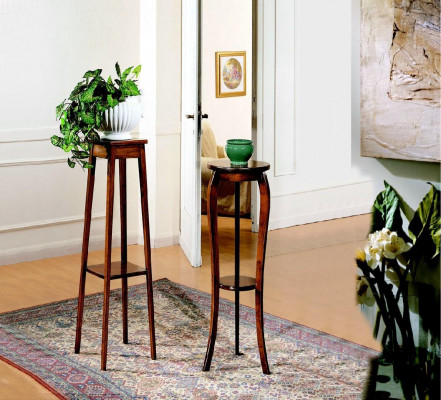 Stand de fleurs Stand de fleurs Stand de vase en bois massif de rangement en bois véritable Meubles en bois