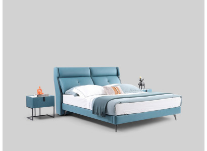 Lits Doubles Hôtel Chambre en bois neuf 180x200cm Design de la literie de lit