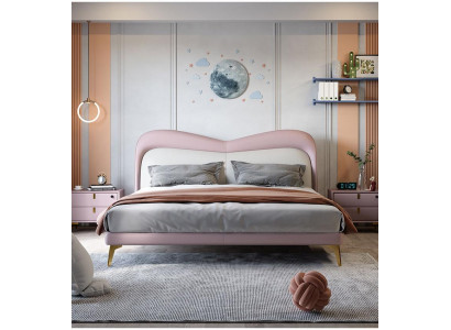 Conception de lits doubles de luxe 180x200cm hôtel de luxe nouvelle chambre