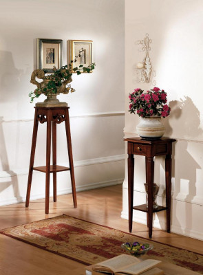 Stand de fleurs Stand de fleurs Support de vase Support de pot de fleurs en bois massif