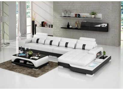 Canapé d'angle Canapé Canapé d'angle en forme de L Rembourrage Canapé Canapé en cuir Canapés