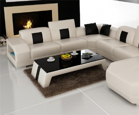 Table basse Table basse Design en verre Tables d'appoint Table Tables Salon