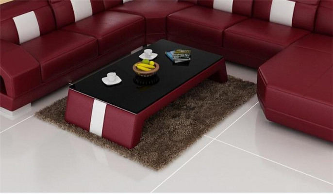 Table basse Table basse Design en verre Tables d'appoint Table Tables Salon