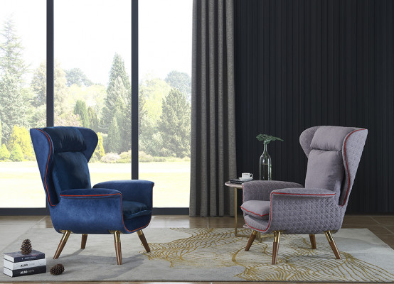 Conception Fauteuil Aile 1 Place Tissu Canapé Revêtement Canapé neuf