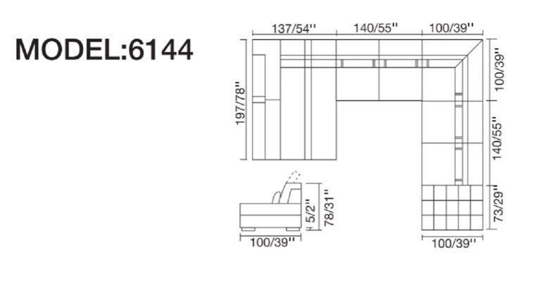 Luxus Wohnumgebung Ecksofa Sofa Couch Polstermöbel Ledersitz U-Form