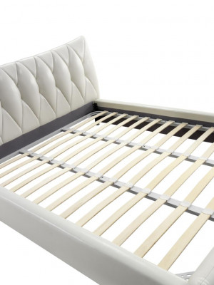 Lit de design moderne Lits XXL Hôtel de luxe Style double Cuir 140 160