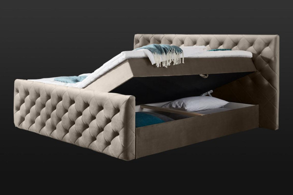 Chesterfield Velvet Lits Lit double 160x200 Lits design Mobilier d'hôtel