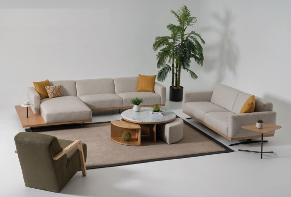 Fauteuil design une place pour le salon Confortable Rembourrage Mobilier vert