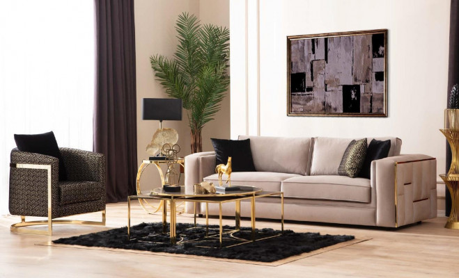 Fauteuil moderne monoplace Designer Monoplace Salle de séjour Fauteuil de luxe Mobilier neuf