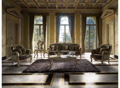 Canapé Canapé Tapisserie textile Siège 3+1+1 Place Suite Design Canapés Canapés neufs