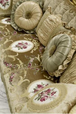 Ensemble de canapés 3+1+1 Places Canapés Canapés Rembourrage Suite Meubles Canapés Tissu neuf