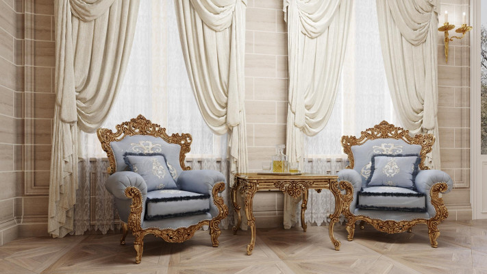 Fauteuil Table Canapé Table basse Tables Latérale Salon Ensemble Table d'appoint 3 pièces
