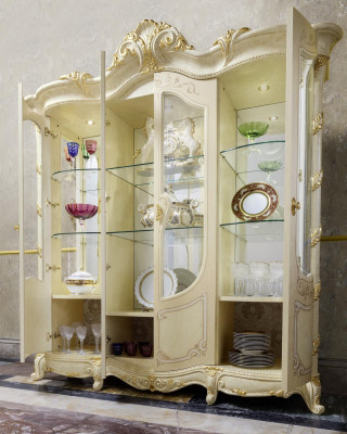 Vitrines Salon Armoires Buffet Bois Nouvelle Luxe Vitrine Armoire Classique