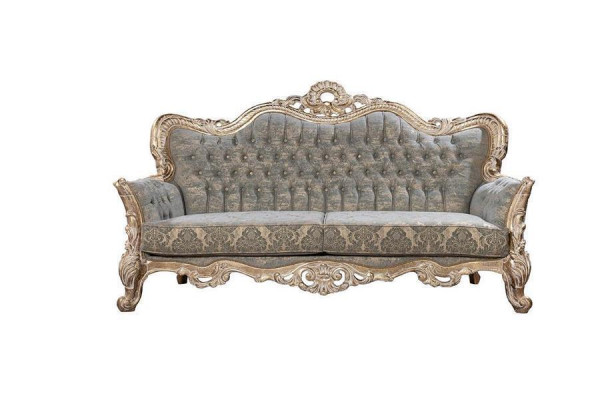 Ensemble de canapé Canapés de luxe classiques Fauteuil Salon Ensemble de salon 3+1 Place Chesterfield