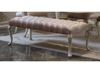 Tabouret Rembourrage Siège Design Textile Relaxation Luxe Banquette Tissu Chesterfield