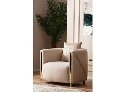 Tapisserie de fauteuil, canapé design 2 places Fauteuil relax Lounge en tissu de luxe Salon