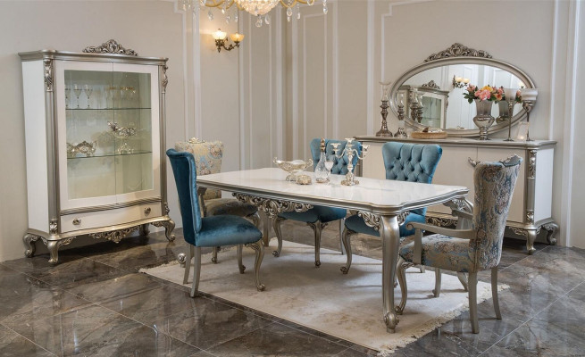 Luxueux Commode Miroir Groupe Bois Console Buffet Tiroirs Consoles