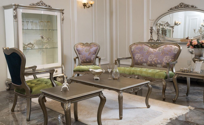 Table basse Table d'appoint Salon Bois Tables Côté Style Luxe Table