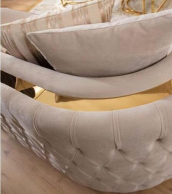 Salon Fauteuil de luxe moderne design Chesterfield 1 place mobilier italien