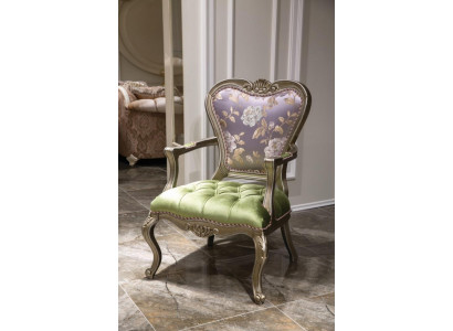 Fauteuil 1 place Vert Salon Meuble Élégant Luxe Chesterfield neuf