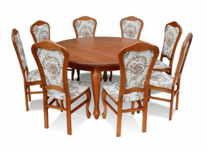 Table à manger & 8x Chaises Ensemble de salle à manger Ensemble de repas Classique Table Chaise Tables