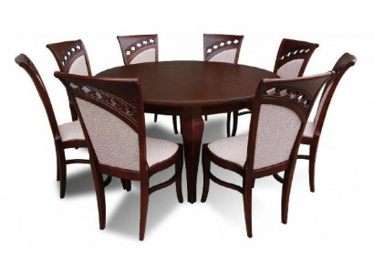 Table à manger moderne Table à manger en bois Salle à manger Ensemble 8x Chaise Ensemble de 9 chaises.