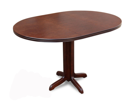 Table de salle à manger Table en bois Table XXL Table de conférence Rayon 90 + 35 CM