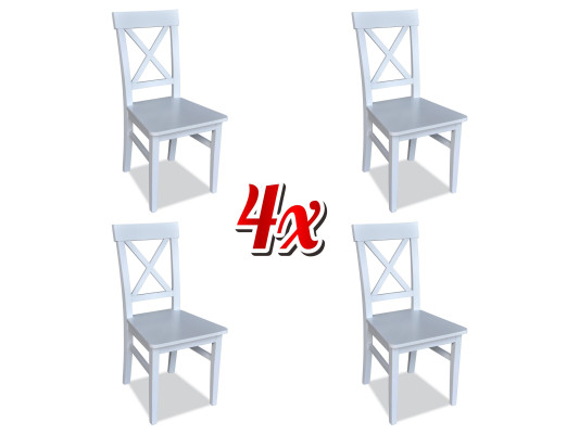 Suite Fauteuil nouveau 4 chaises Chaise Rembourrage Design Porche Cuisine Siège Salle à manger
