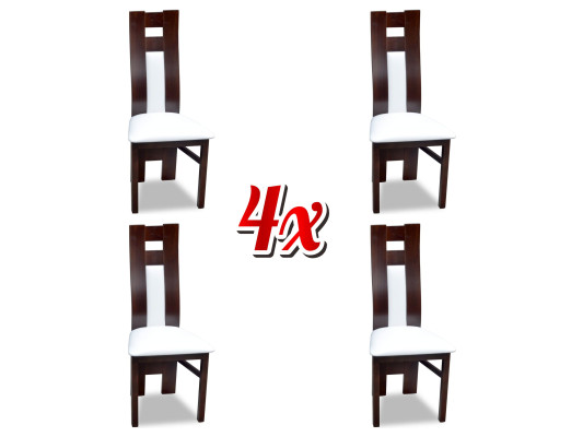 Groupe Garniture Siège Chaises Dossier Suite Bois Massif Luxueux Fauteuil Ensembles 4x Chaise