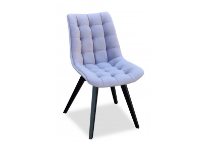 Des chaises de salle à manger. Tissu de revêtement de design moderne de luxe gris pour fauteuil inclinable.