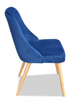Salle à manger Chaises Tissu Siège Chaise Rembourrage en bois Chaise verte en bois Moderne nouvelle