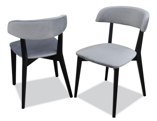 Chaise de salle à manger de luxe Chaise sans accoudoirs Design de salle à manger Textile neuf