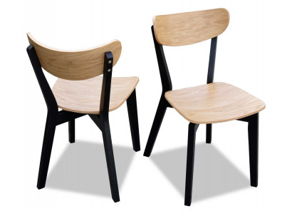 Chaise Marron Luxe Salle à manger Bois Mobilier design moderne Élégant neuf