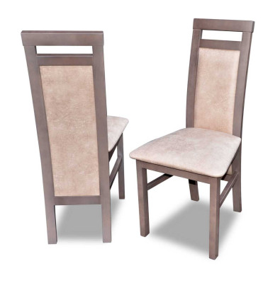 Chaise sans accoudoirs Fauteuil Rembourrage Bois Textile Bois Fauteuil neuf