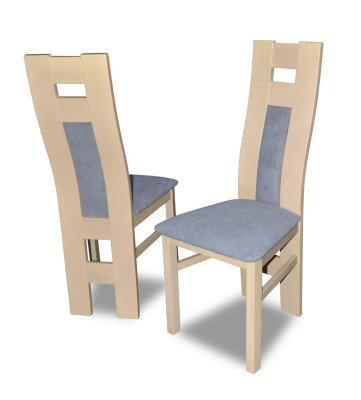 Ensemble de chaises en bois 1x Chaise en bois massif Chaise de salle à manger Chaises design Chaises de salle à manger
