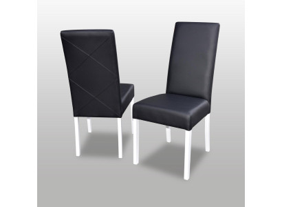 Chaise rembourrée de design de luxe Chaises siège de bureau en bois massif de salle à manger