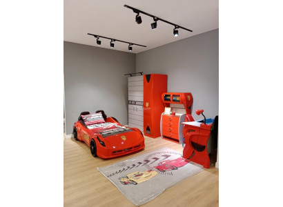 Un ensemble de chambre d'enfants complet et coloré, design de chambre à coucher, ensemble de mobilier noble.