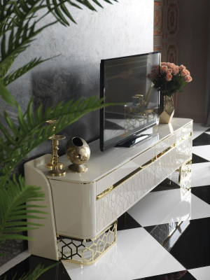 Armoire de salon Armoire haute Buffet Commode Meuble console Meuble TV