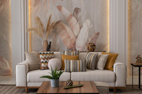 Ensemble de canapés élégants 3+2+1 fauteuil de luxe de haute qualité design luxueux