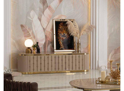 Meuble télé Armoire Salle de séjour Mobilier de luxe Meubles d'appoint Support de télévision Stand de télévision