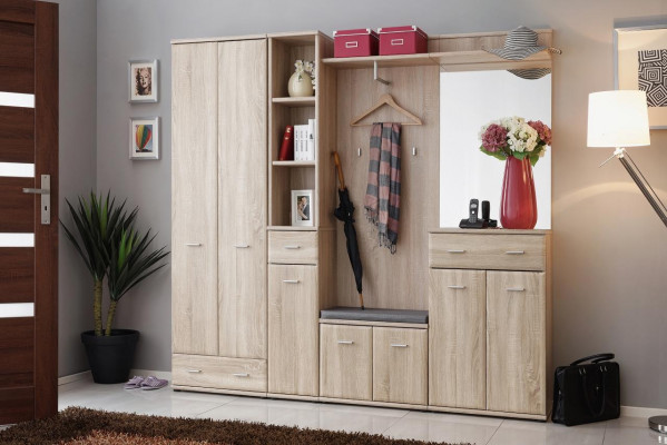 Portemanteau Armoire Garde-robe Armoire Entrée Design Mobilier Luxe Ameublement Nouveau Étagère