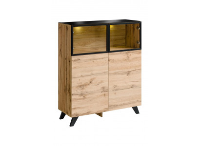 Vitrine Salon Mobilier Armoire en bois Mobilier de luxe Design moderne