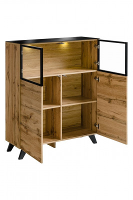 Vitrine Salon Mobilier Armoire en bois Mobilier de luxe Design moderne