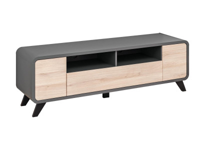 Meuble de télévision bas en bois de luxe pour salon design moderne avec unité murale de rangement buffet